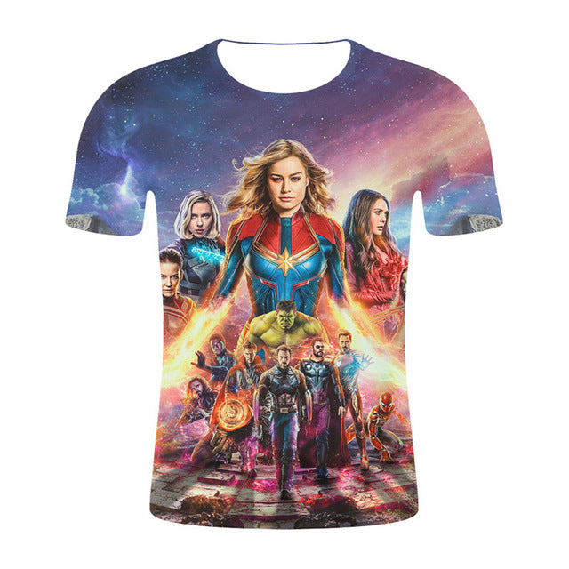 Avengers 4 Endgame 3D Print Tshirt