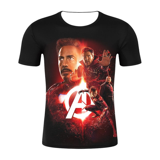 Avengers Endgame 3D Print Tshirt