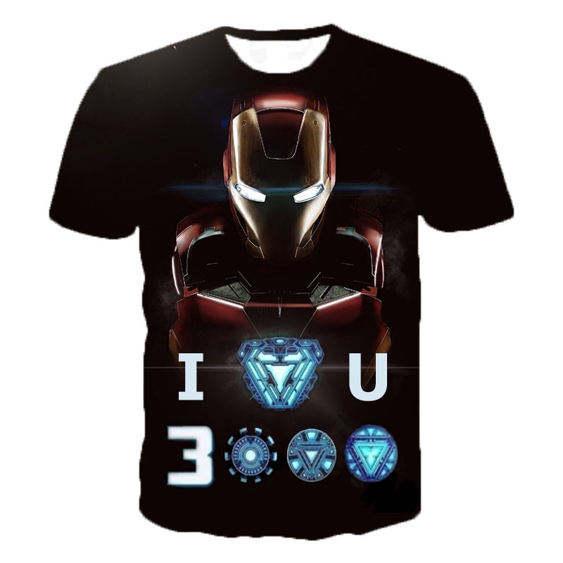 Avengers Endgame Iron Man 3D Tshirt