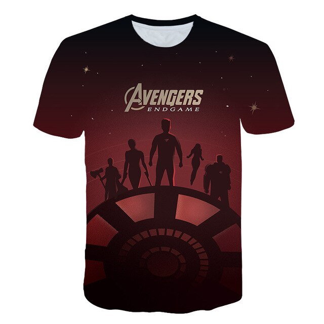 The Newest Avengers 4 Endgame Marvel Tshirt